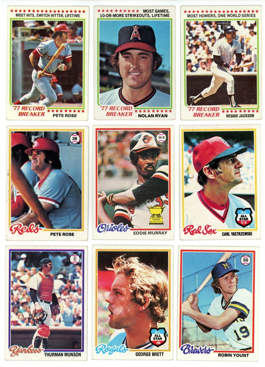 1978 TOPPS BASEBALL COMPLETE SET BREAK - 25 CARDS PER BOX! 1 OR MORE HOFER IN EACH BOX!