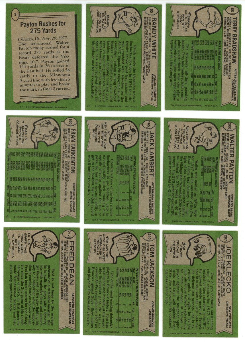 1978 TOPPS FOOTBALL COMPLETE SET BREAK - 12 CARDS PER BOX! 2 HOFERS IN EACH BOX!