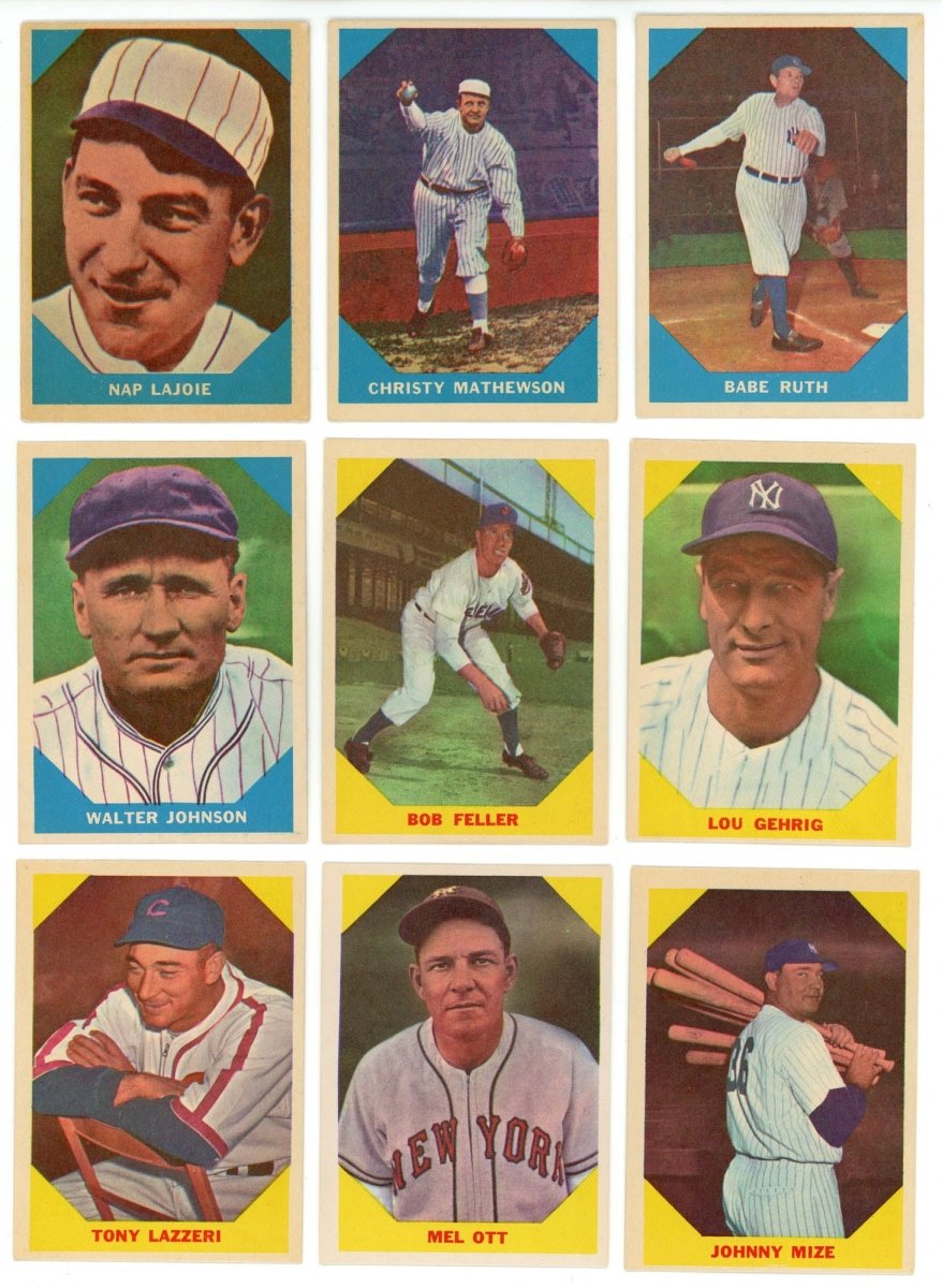 1960 FLEER BASEBALL GREATS COMPLETE SET BREAK - 3 CARDS PER BOX! 2-3 HOF IN EVERY BOX!