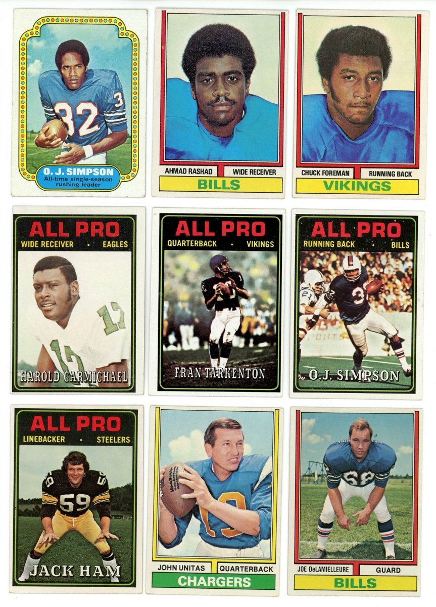 1974 TOPPS FOOTBALL COMPLETE SET BREAK - 18 CARDS PER BOX! 2 HOFERS IN EVERY BOX!
