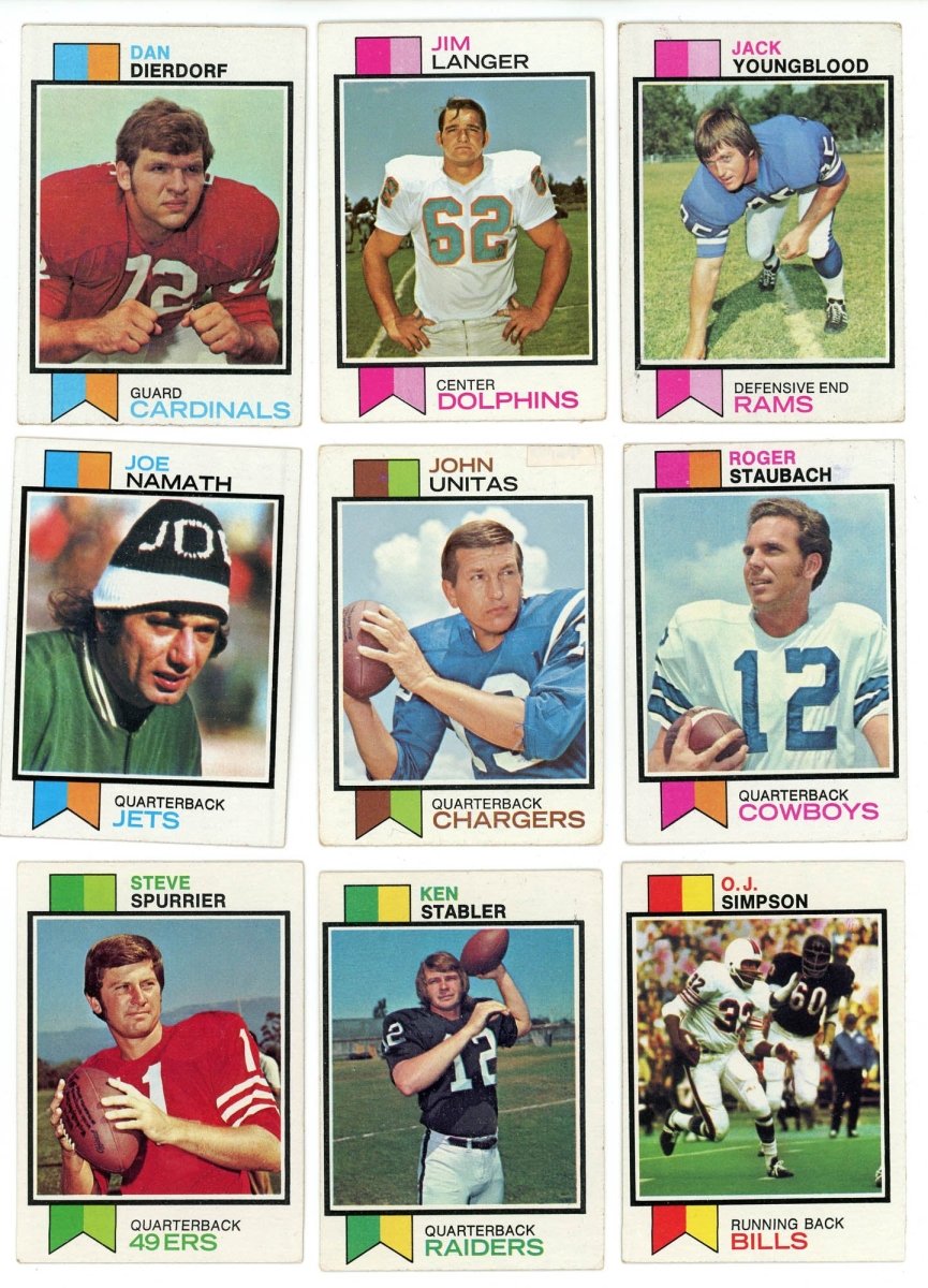 1973 TOPPS FOOTBALL COMPLETE SET BREAK - 14 CARDS PER BOX! 2 HOFERS PER BOX!