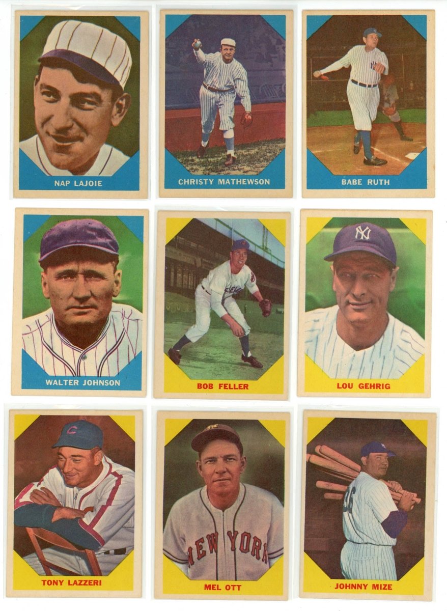 1960 FLEER BASEBALL GREATS COMPLETE SET BREAK - 3 CARDS PER BOX! 2-3 HOF IN EVERY BOX!