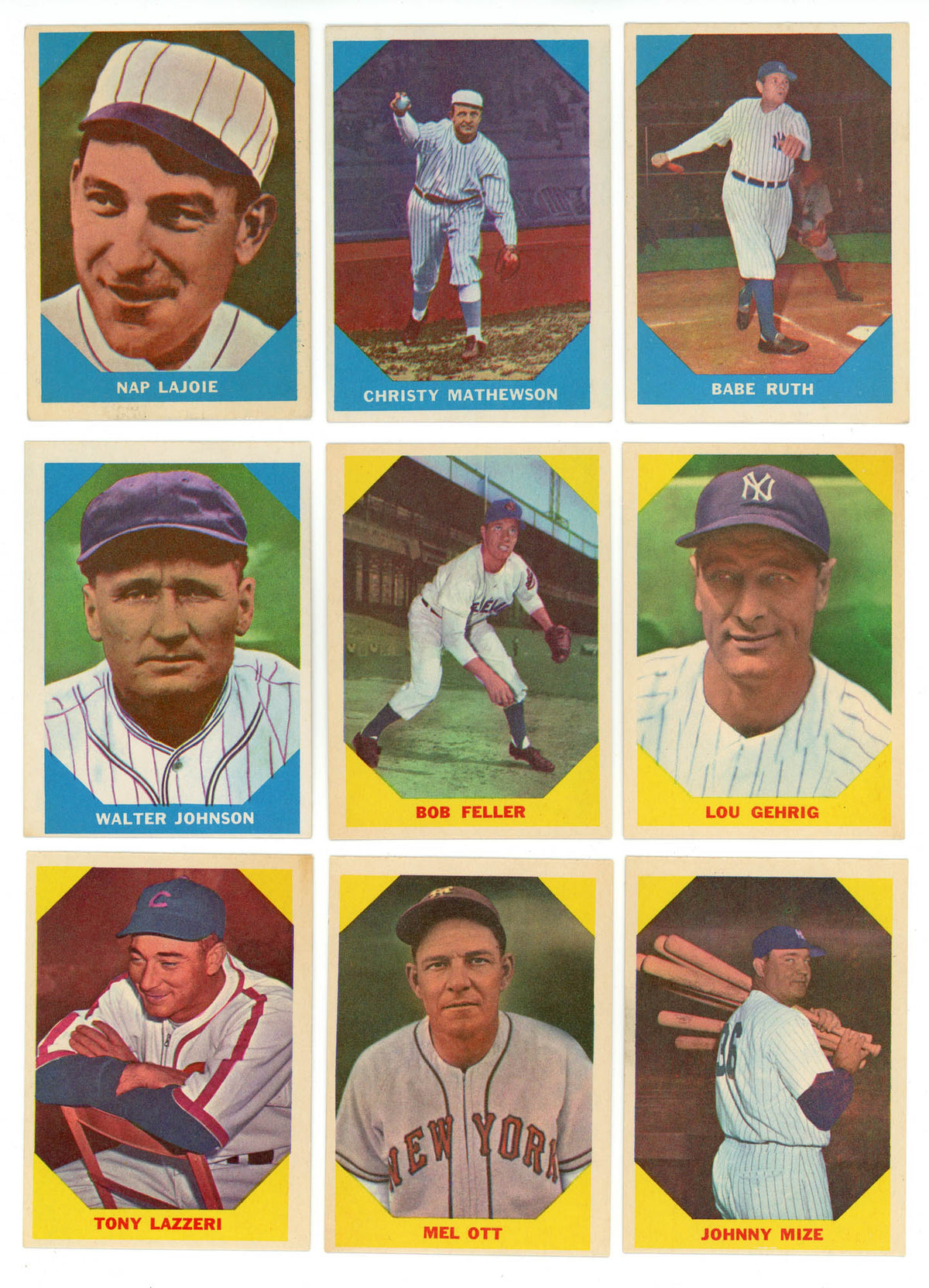 1960 FLEER BASEBALL GREATS COMPLETE SET BREAK - 3 CARDS PER BOX! 2-3 HOF IN EVERY BOX!