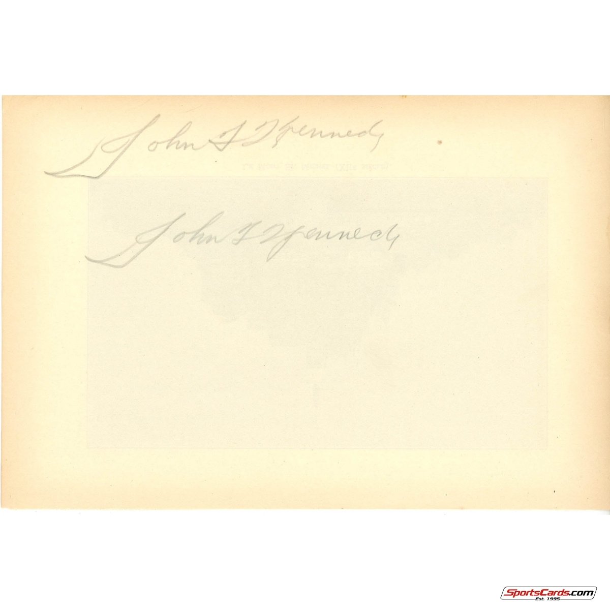 John F. Kennedy 1931 Twice Signed Personally Owned Book Page BAS Beckett