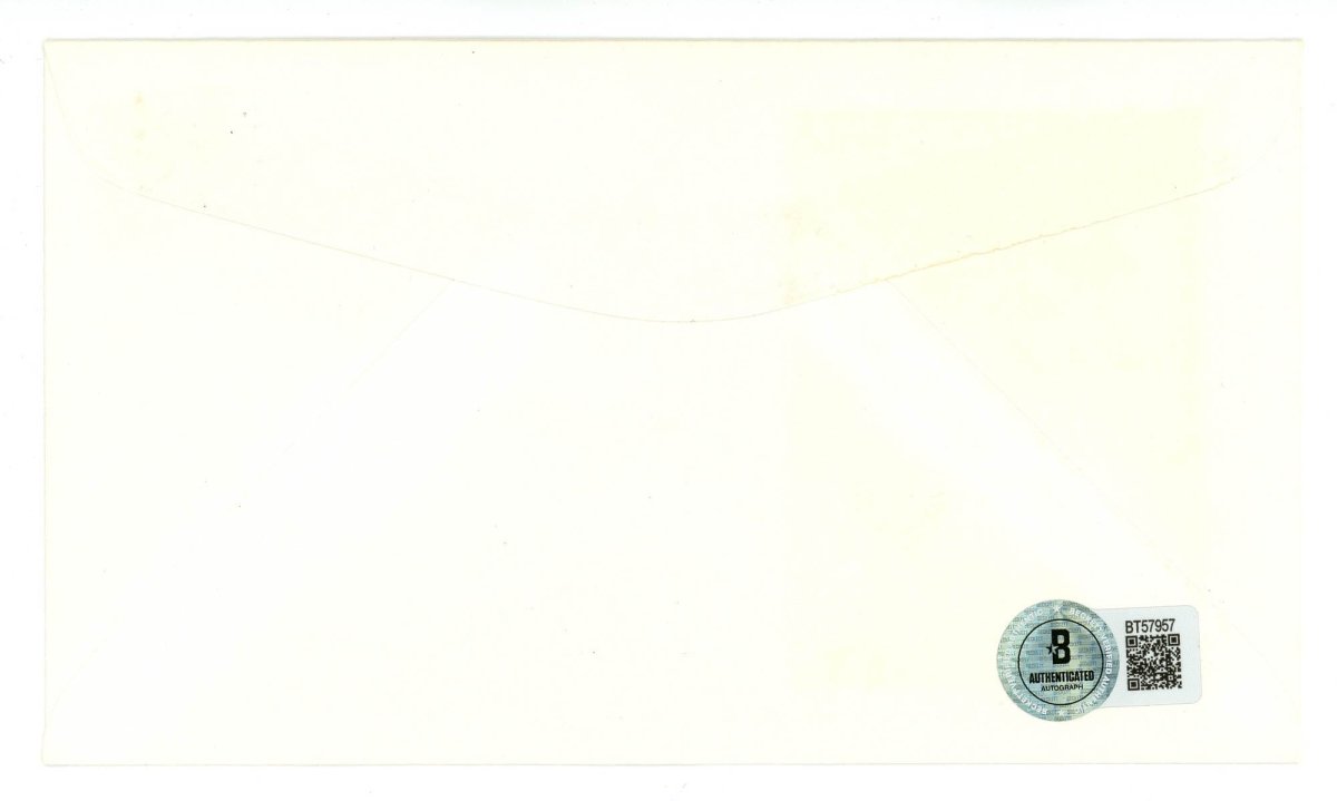 Harvey Haddix Signed Auto Gateway Cover FDC Beckett BAS
