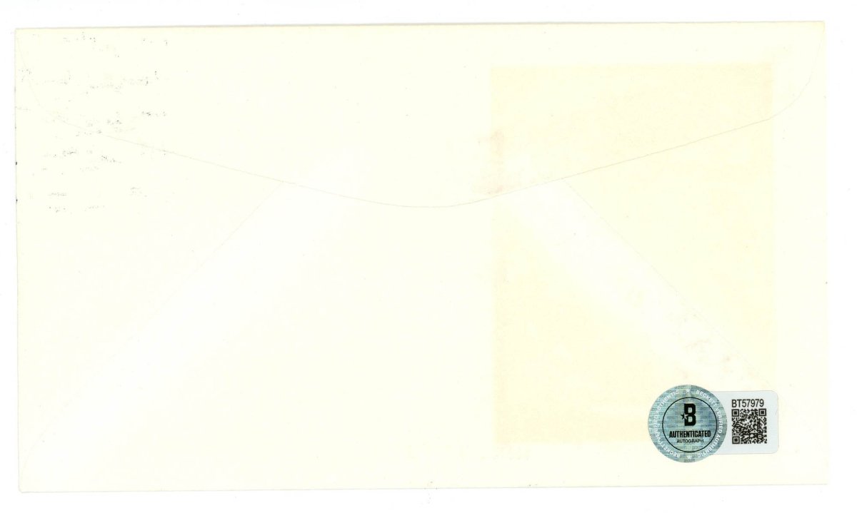 Red Schoendienst Signed Auto Gateway Cover FDC Beckett BAS
