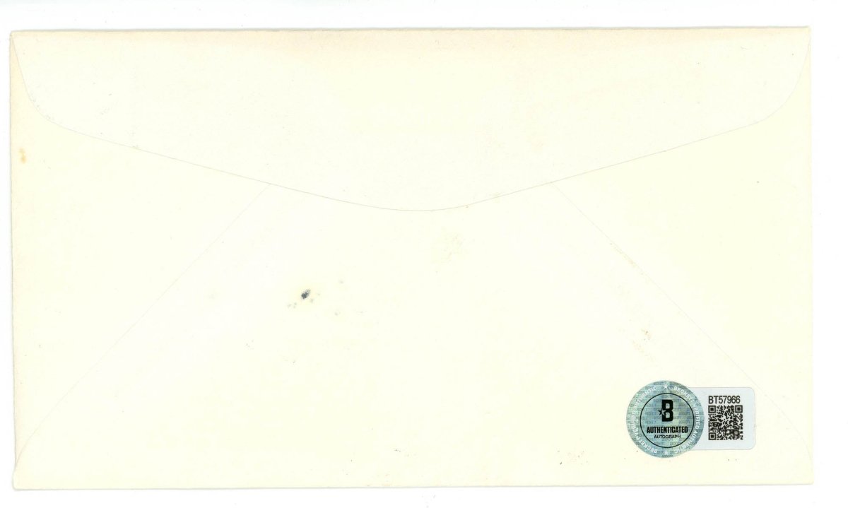 Carl Hubbell Signed Auto Gateway Cover FDC Beckett BAS