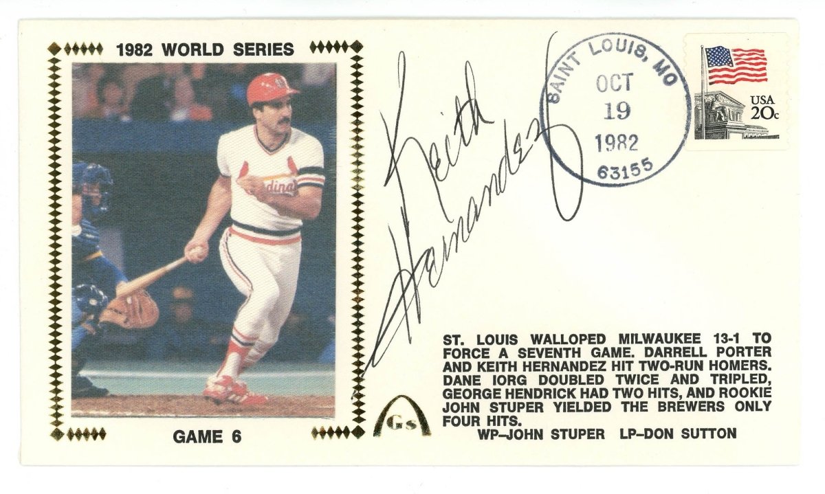 Keith Hernandez Signed Auto Gateway Cover FDC Beckett BAS