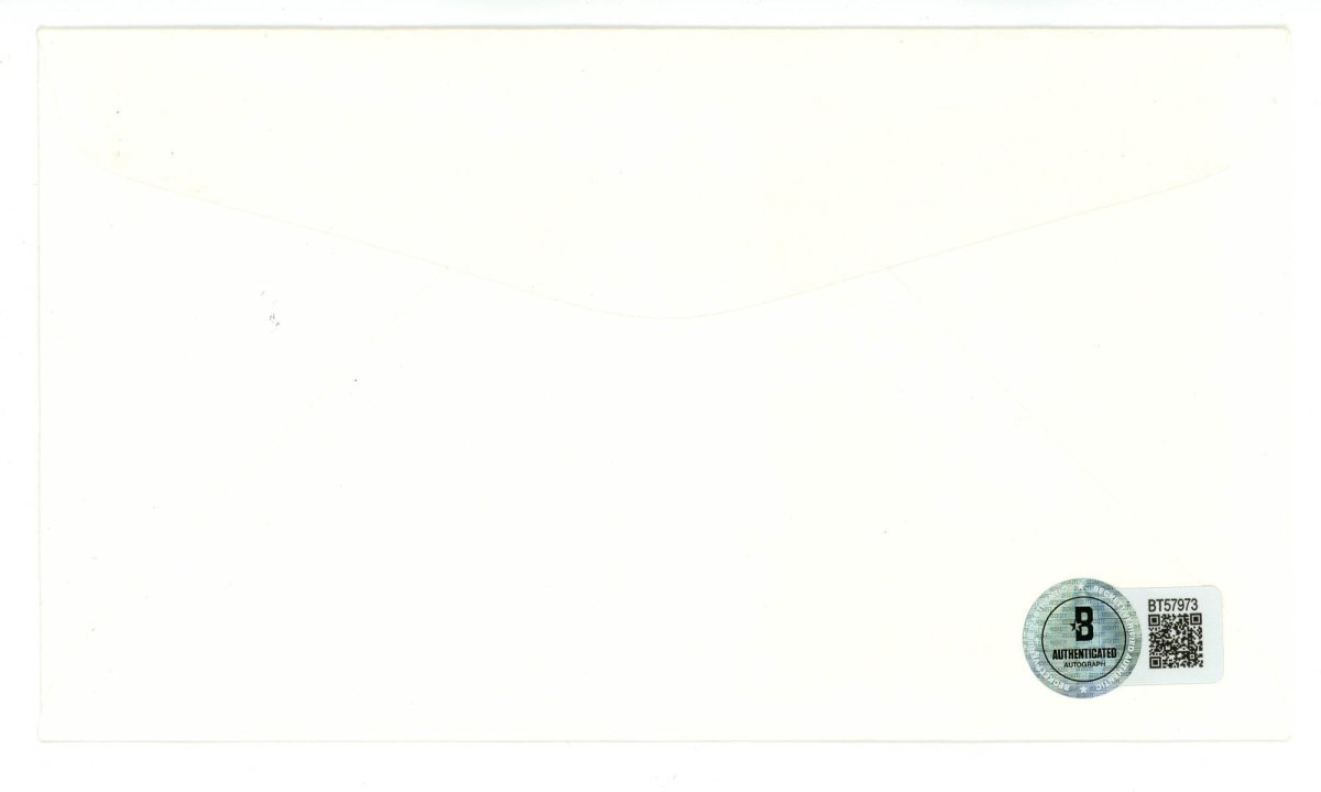Lou Brock Signed Auto Gateway Cover FDC Beckett BAS
