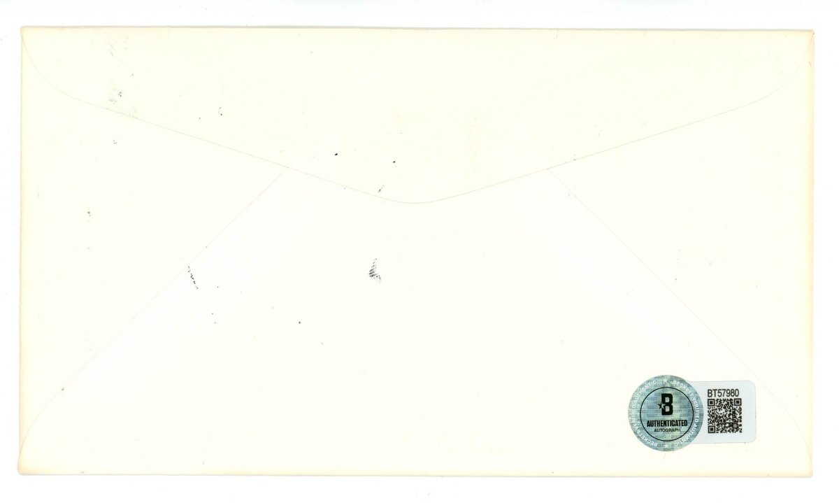 Willie McGee Signed Auto Gateway Cover FDC Beckett BAS