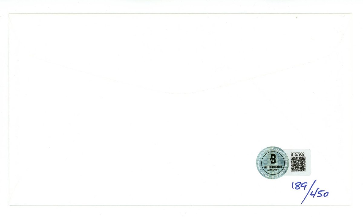 Joe Garagiola Signed Auto Bull's Eye Cover FDC Beckett BAS