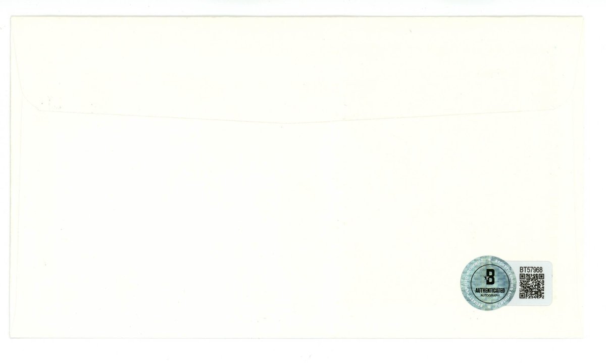 Jim Catfish Hunter Signed Auto FDC Beckett BAS