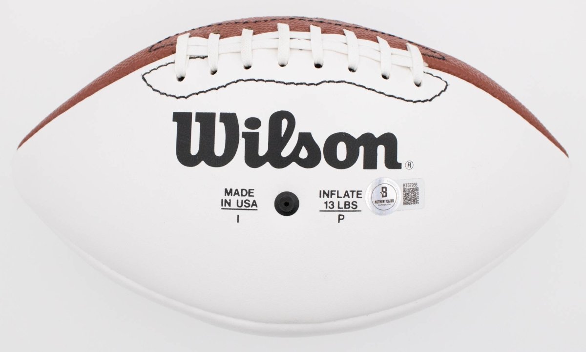 Troy Aikman Signed Auto Football Beckett BAS Dallas Cowboys