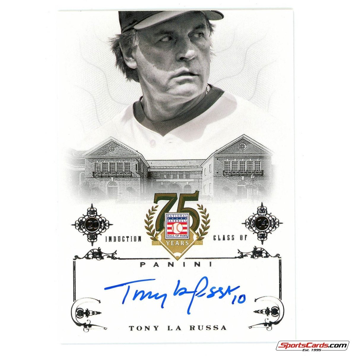 2014 Panini Hall of Fame Signatures Tony LaRussa Auto #93