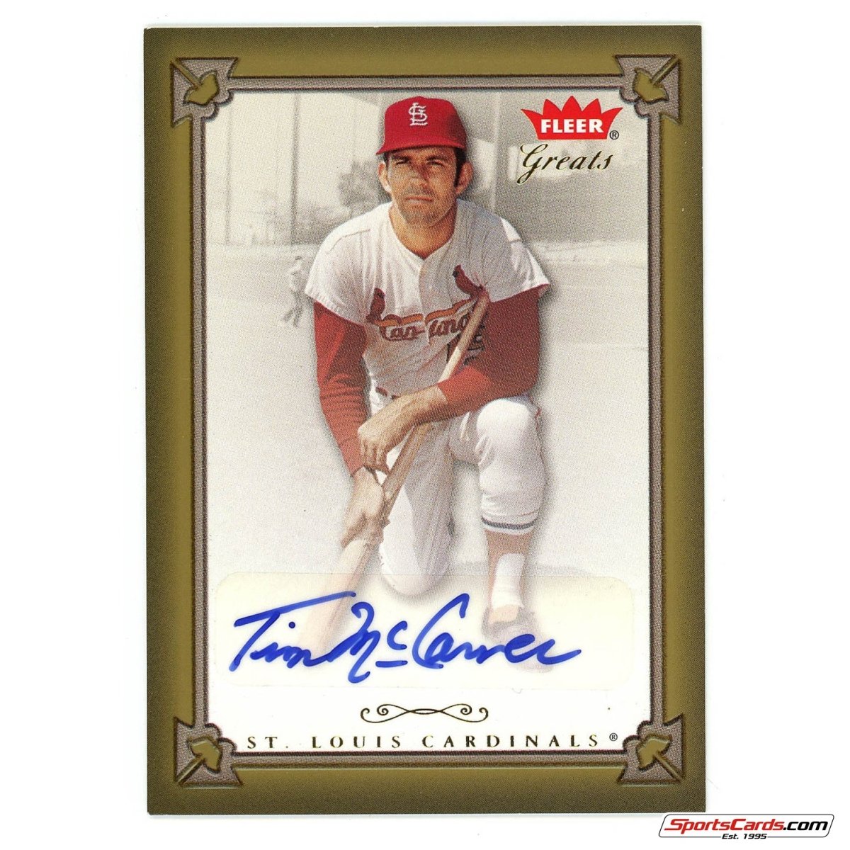 2004 Fleer Greats of the Game Autograph Tim McCarver GBA-TM