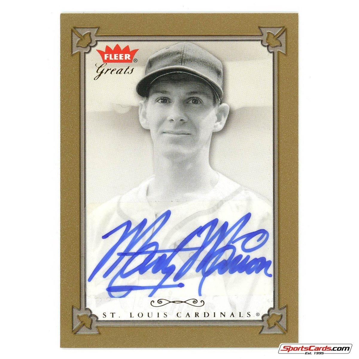 2004 Fleer Greats of the Game Autograph Marty Marion GBA-MM