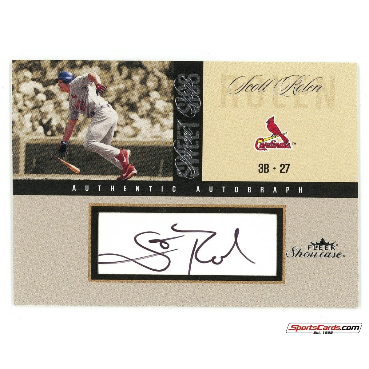 2004 Fleer Showcase Sweet Sigs Scott Rolen Auto /200