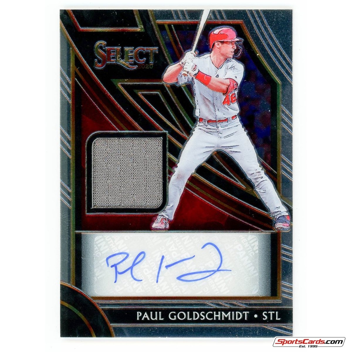 2020 Panini Select Paul Goldschmidt Auto Jersey SM-PG /49