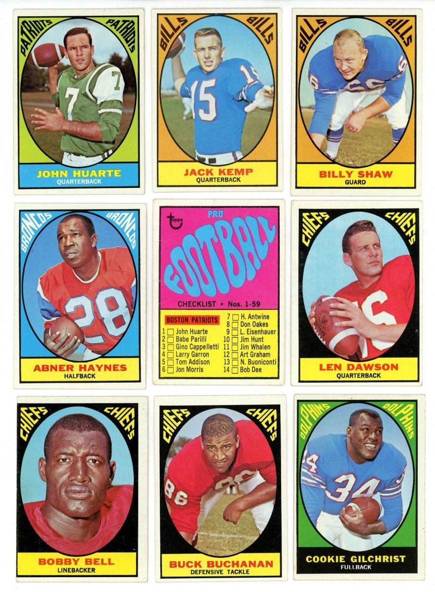 1967 TOPPS FOOTBALL COMPLETE SET BREAK - 5 CARDS PER BOX!