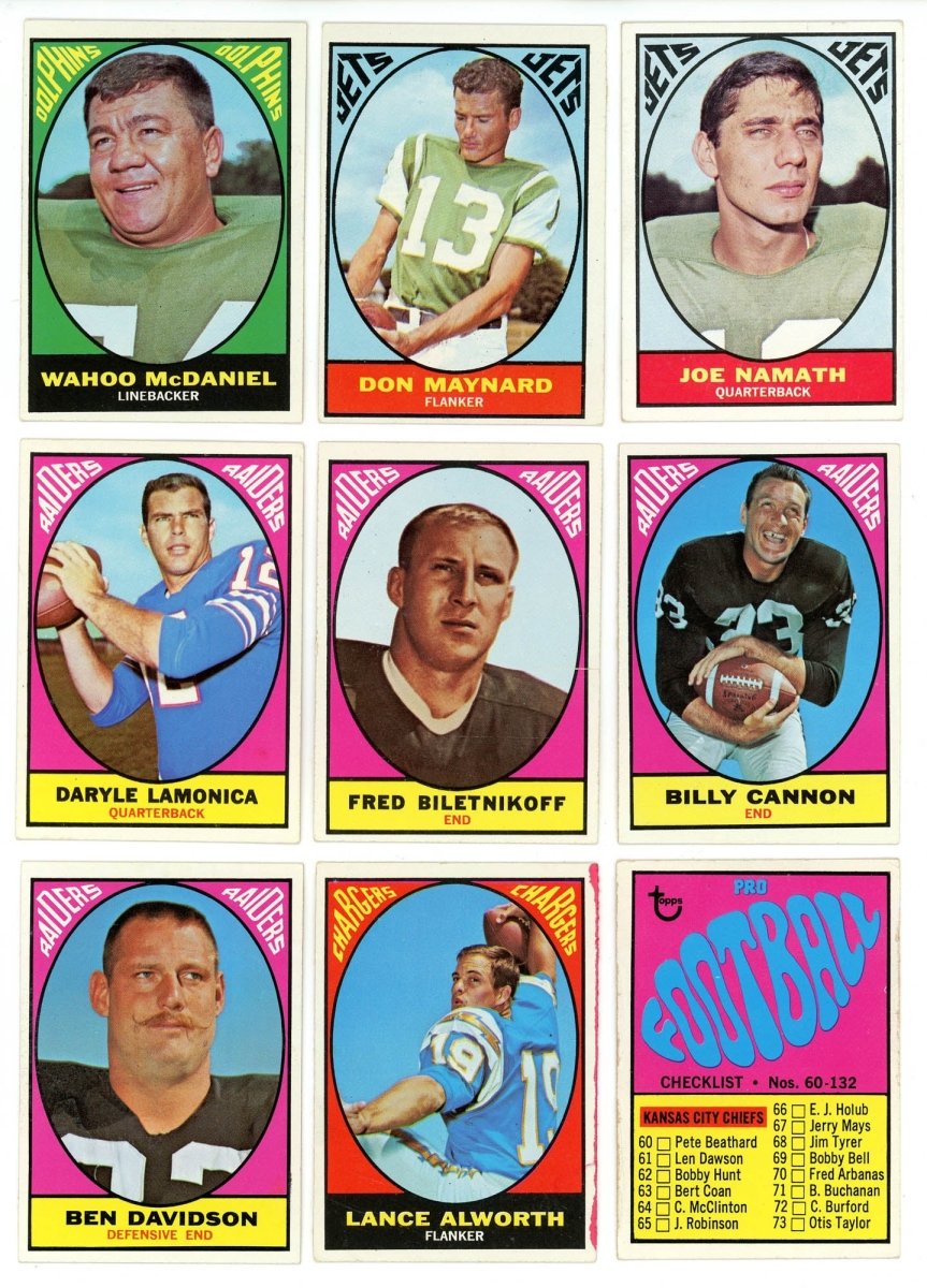 1967 TOPPS FOOTBALL COMPLETE SET BREAK - 5 CARDS PER BOX!