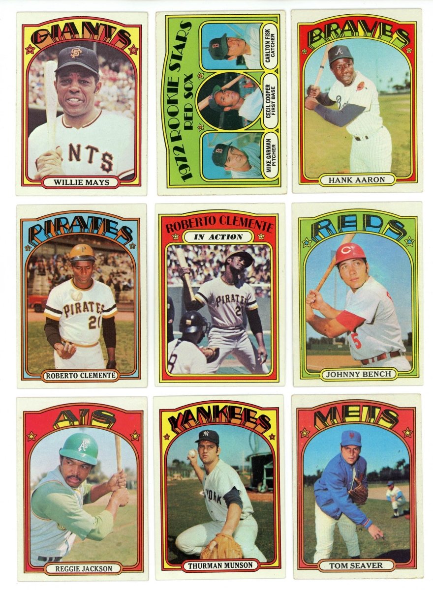 1972 TOPPS BASEBALL COMPLETE SET BREAK - 18 CARDS PER BOX! INCLUDING 2 HOFERS!