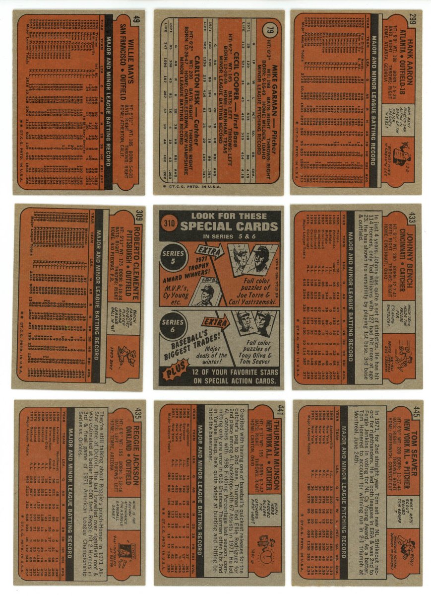 1972 TOPPS BASEBALL COMPLETE SET BREAK - 18 CARDS PER BOX! INCLUDING 2 HOFERS!