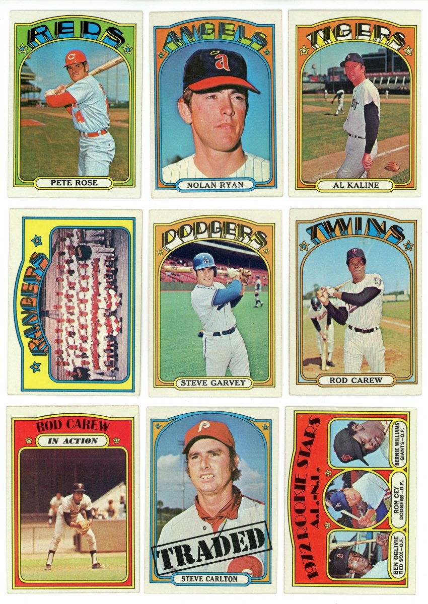 1972 TOPPS BASEBALL COMPLETE SET BREAK - 18 CARDS PER BOX! INCLUDING 2 HOFERS!