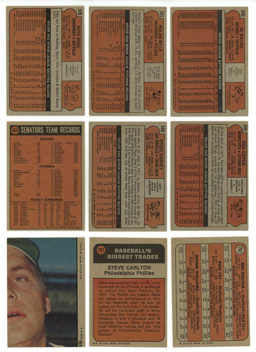 1972 TOPPS BASEBALL COMPLETE SET BREAK - 18 CARDS PER BOX! INCLUDING 2 HOFERS!