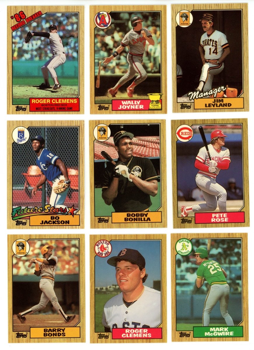 1987 TOPPS TIFFANY BASEBALL COMPLETE SET BREAK - 31 CARDS PER BOX! 2 HOFERS PER BOX!