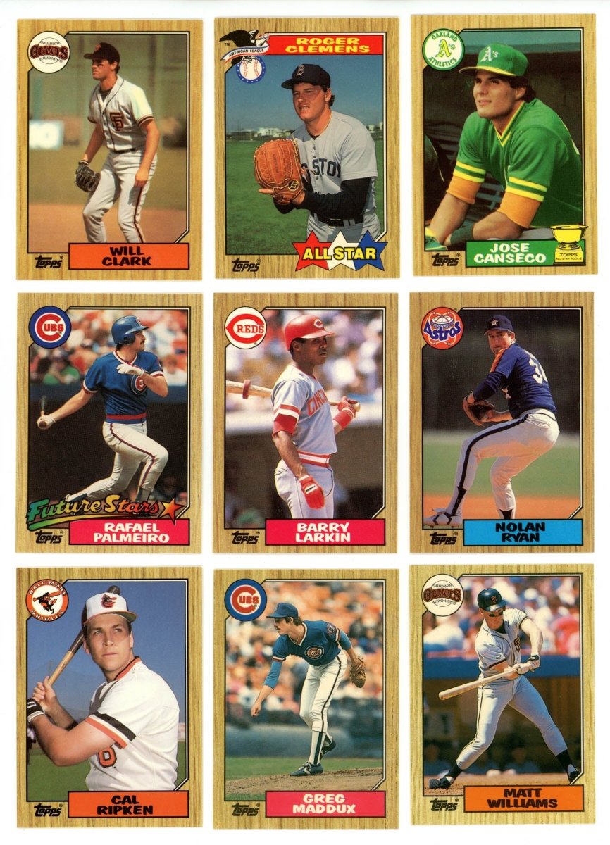 1987 TOPPS TIFFANY BASEBALL COMPLETE SET BREAK - 31 CARDS PER BOX! 2 HOFERS PER BOX!