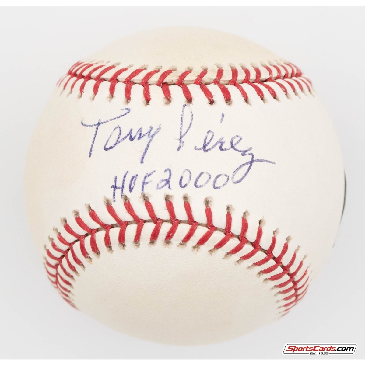 Tony Perez "HOF 2000" Single Signed Autographed Baseball BAS