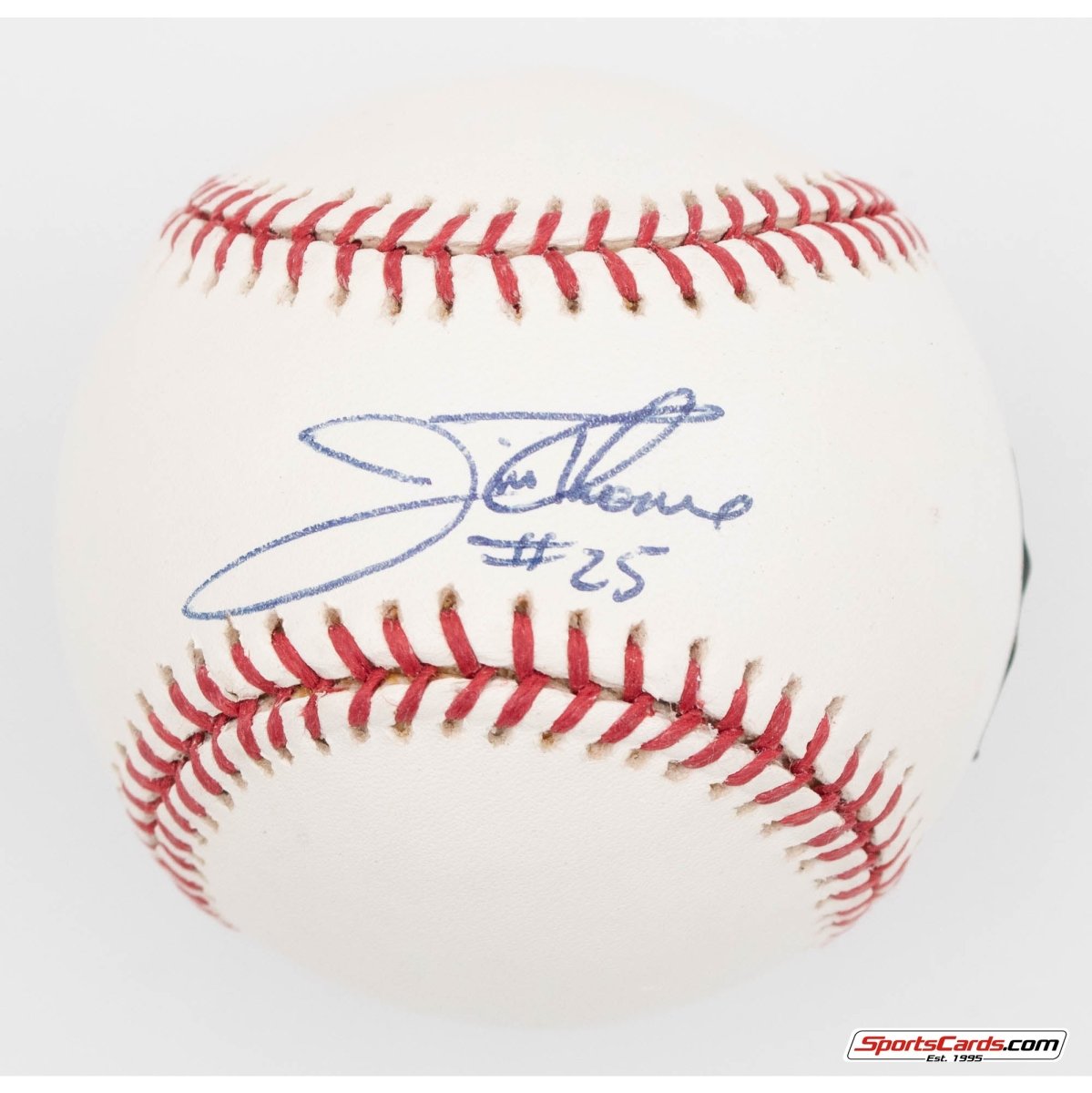 Jim Thome Single Signed Autographed Baseball BAS