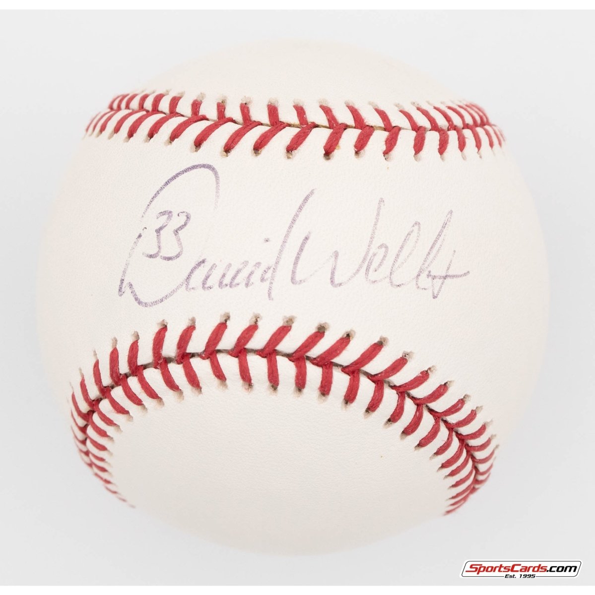 David Wells Single Signed Autographed Baseball BAS