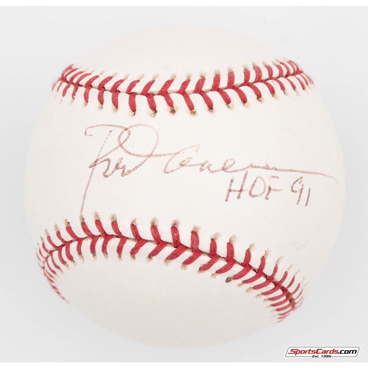 Rod Carew &quot;HOF 91&quot; Single Signed Autographed Baseball BAS