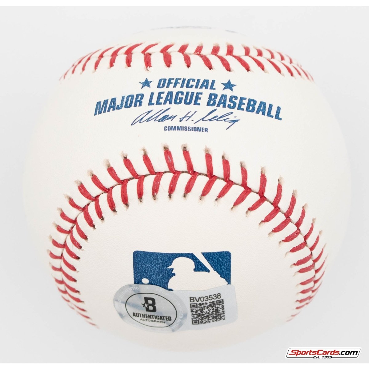 Javier Lopez "49" Single Signed Autographed Baseball BAS