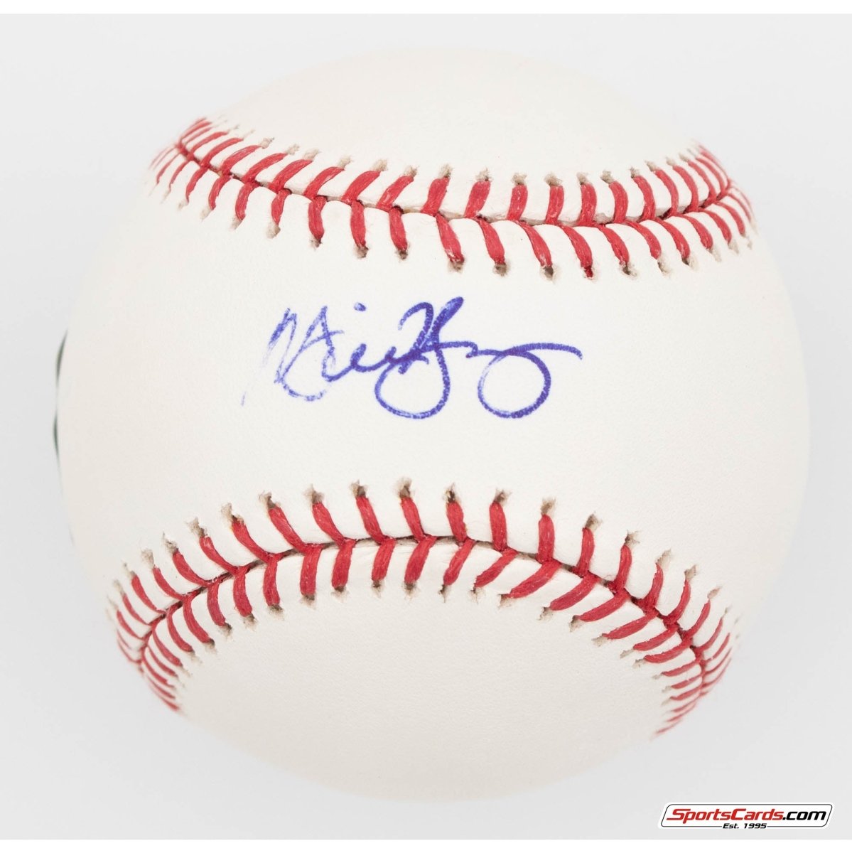 Michael Young Single Signed Autographed Baseball BAS