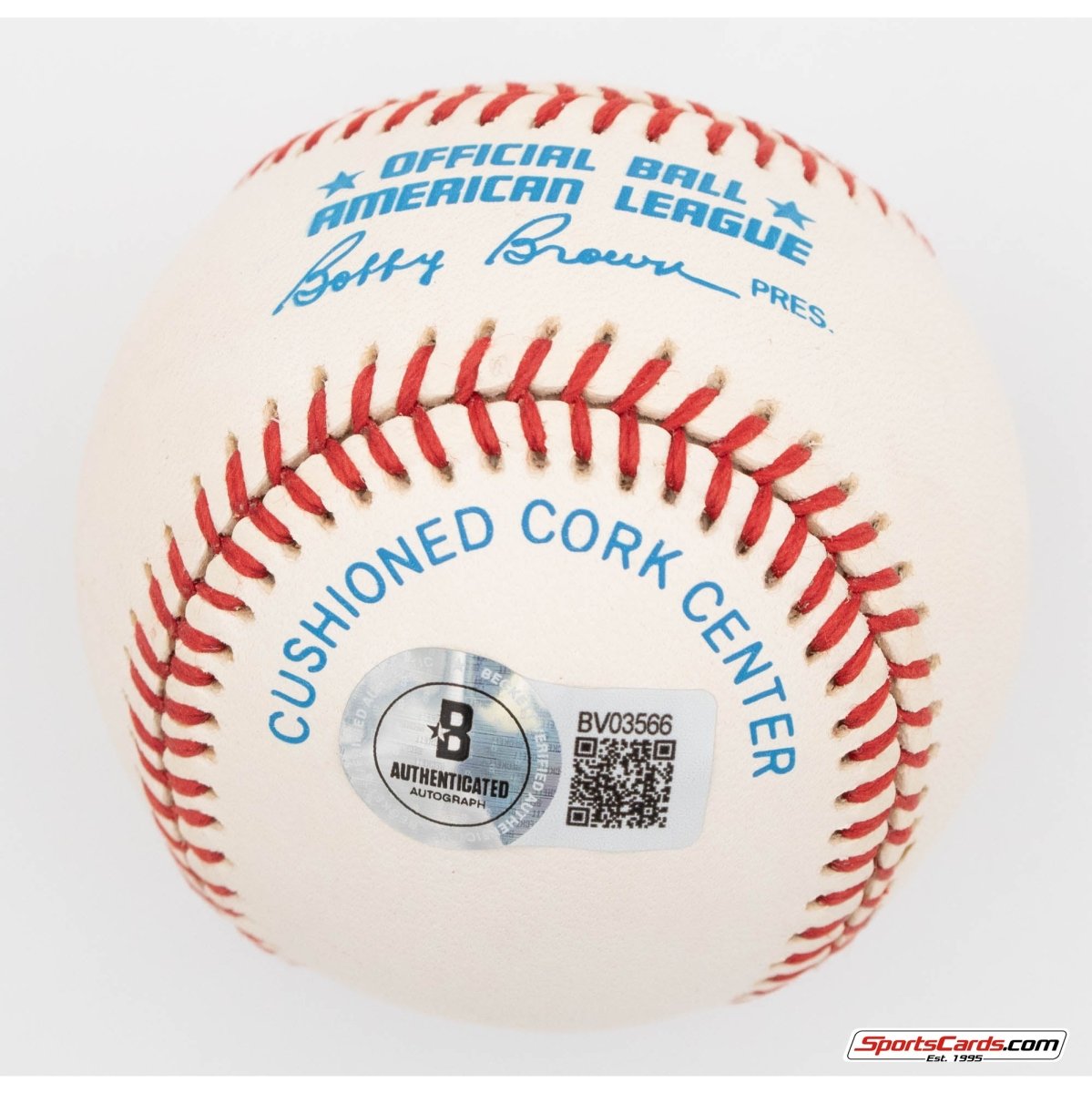 Dave Stewart Single Signed Autographed Baseball BAS