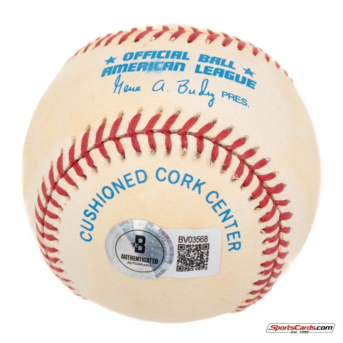 Chuck Tanner Single Signed Autographed Baseball BAS