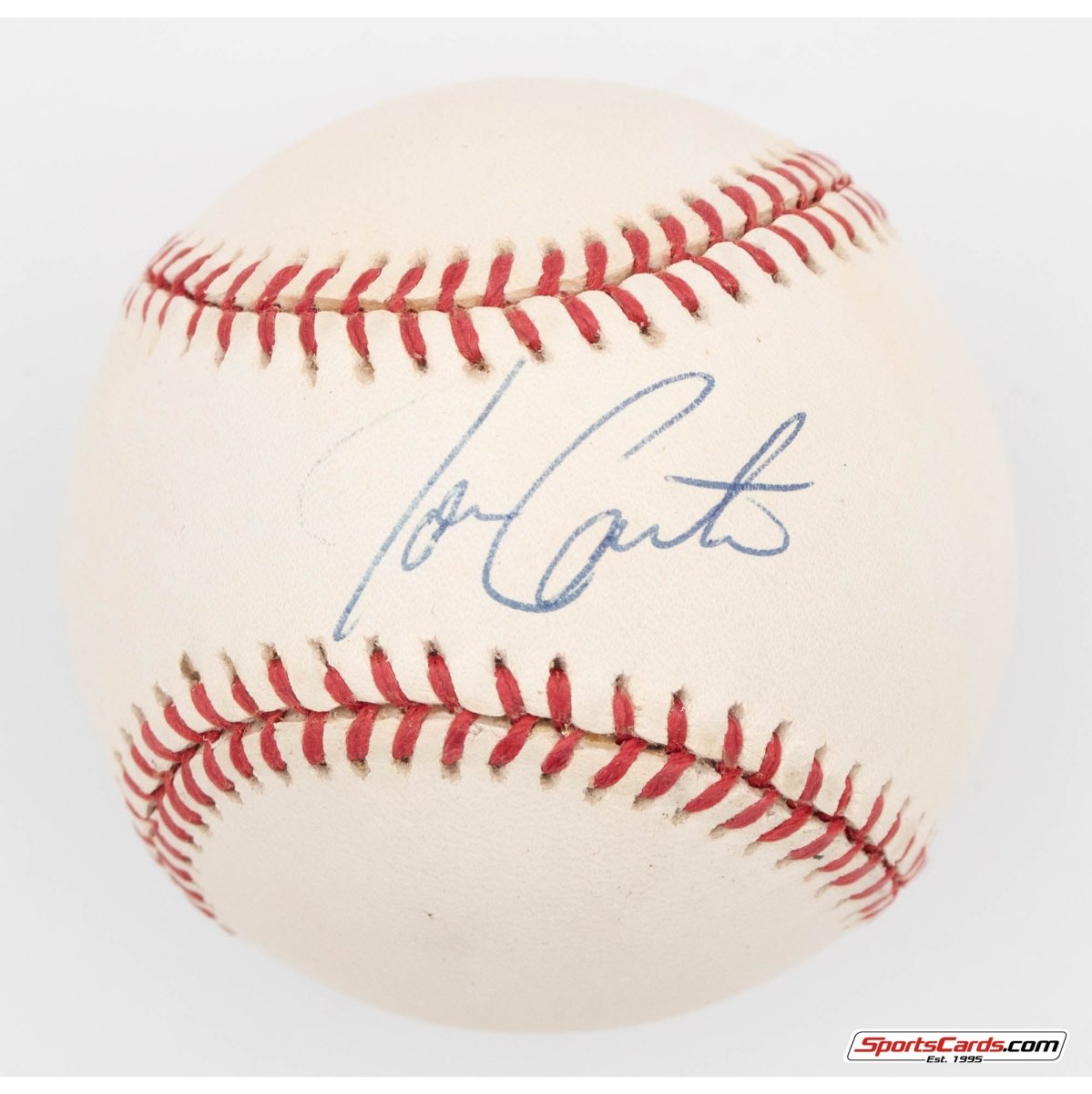 Joe Carter Single Signed Autographed Baseball BAS