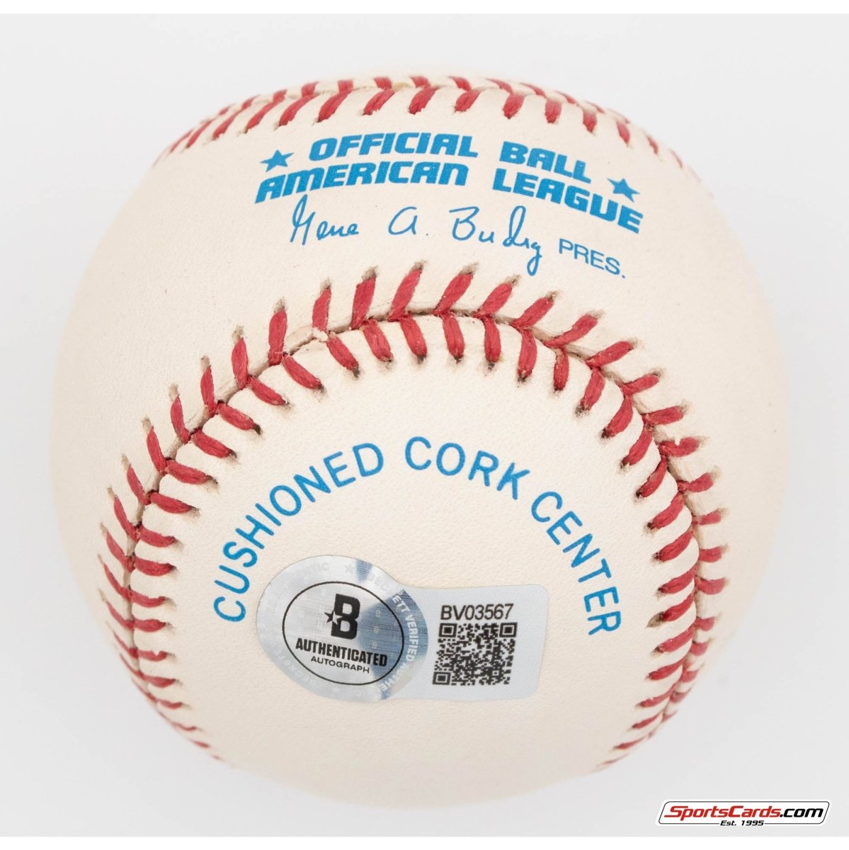 Joe Carter Single Signed Autographed Baseball BAS