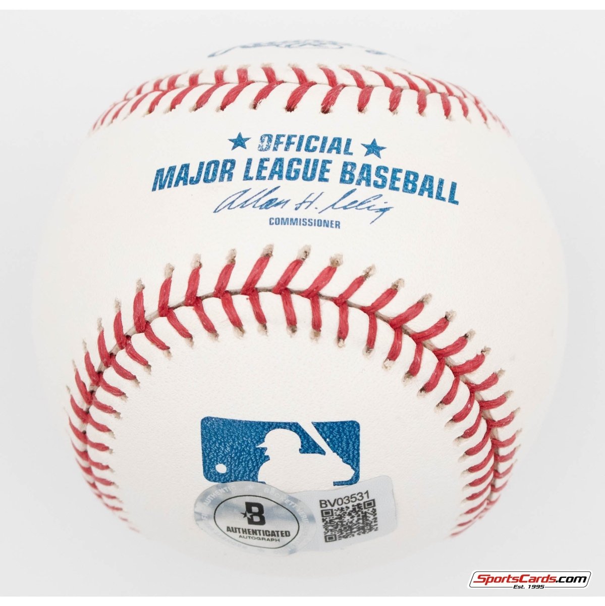 Troy Percival "320 Saves 40" Single Signed Autographed Baseball BAS