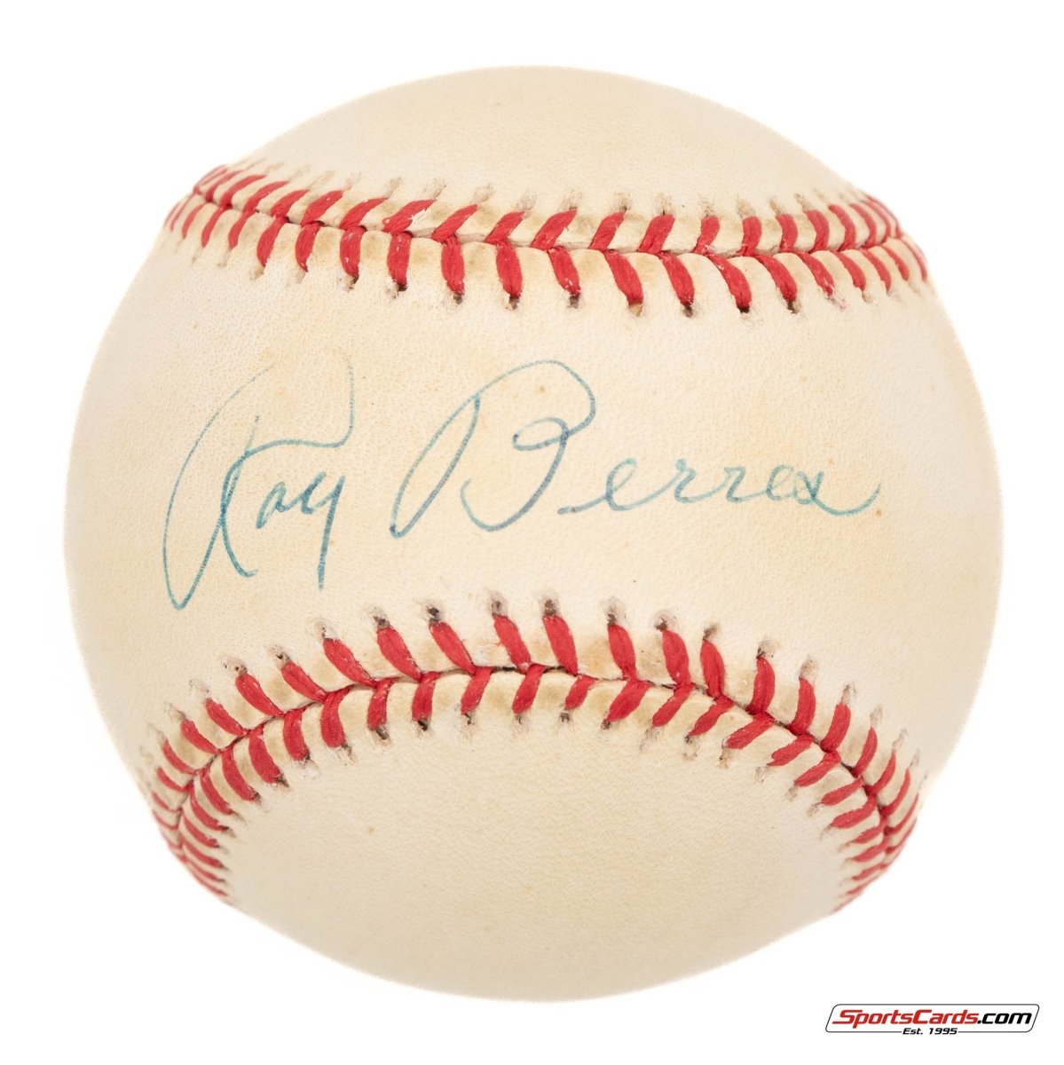 Ray Berres (d.2007) Single Signed Autographed Baseball BAS