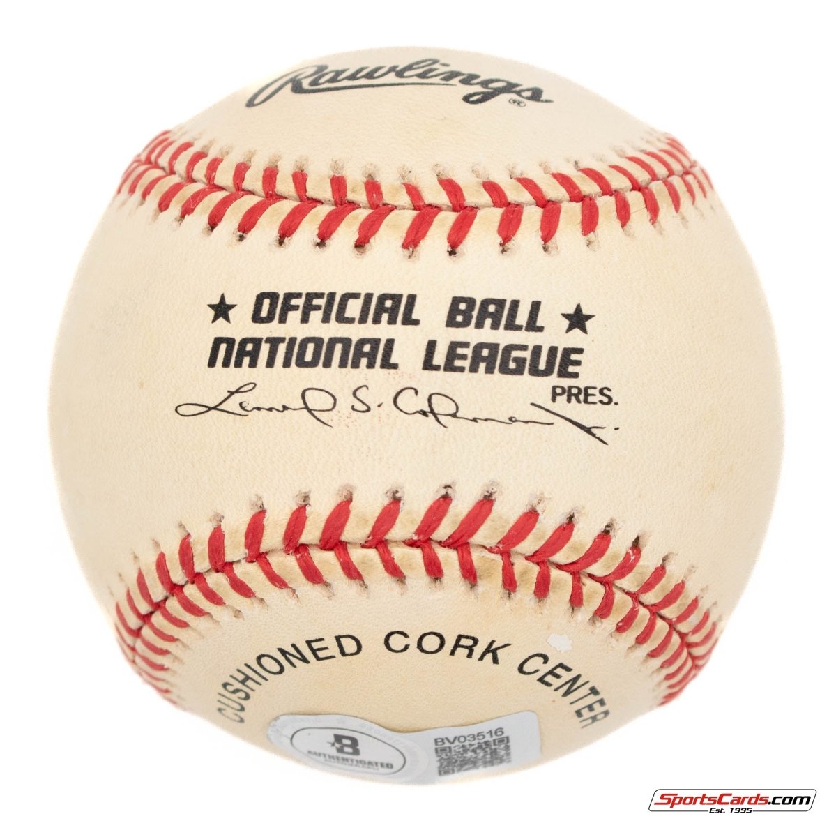 Ray Berres (d.2007) Single Signed Autographed Baseball BAS