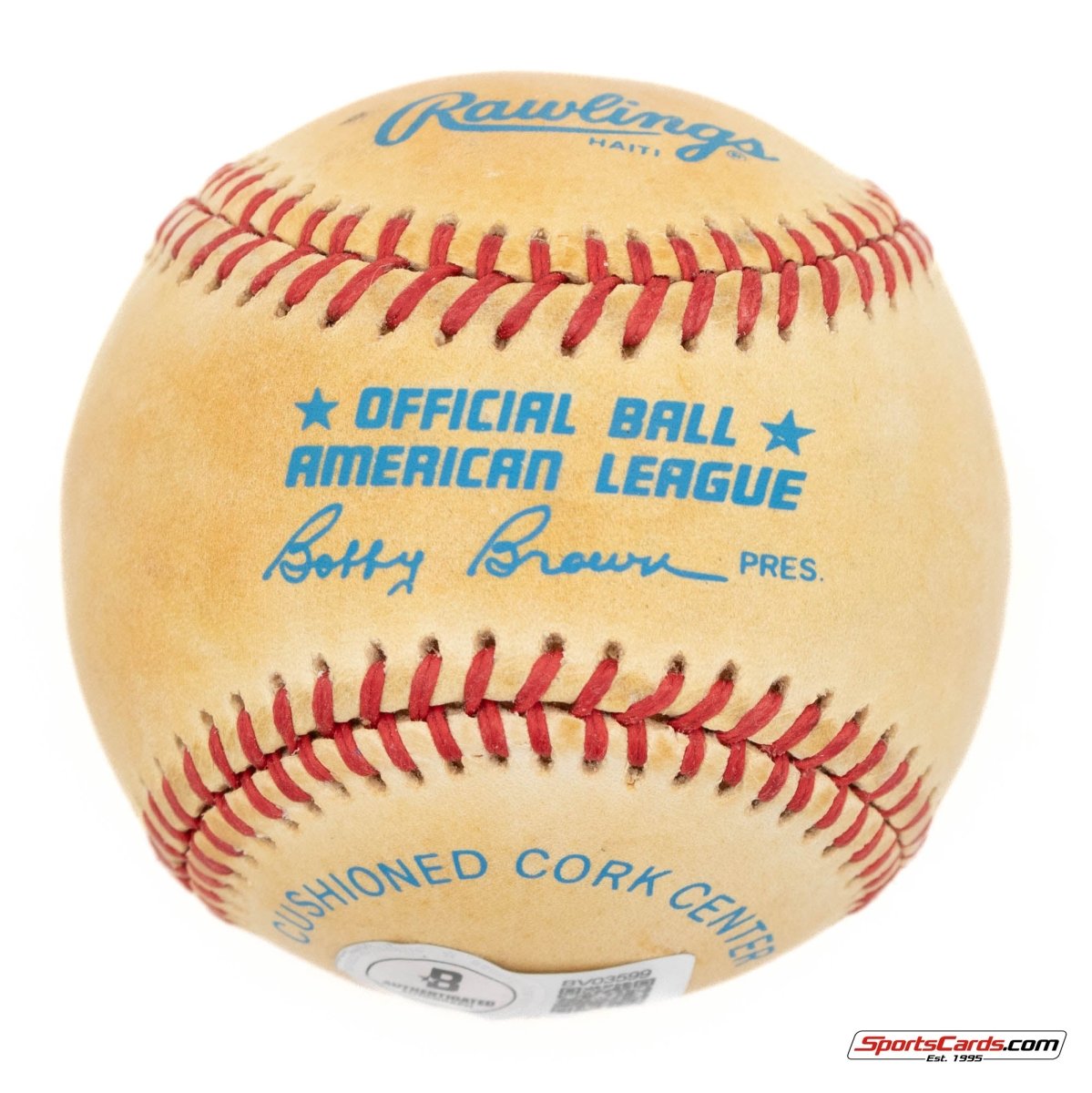 Bob Lemon Single Signed Autographed Baseball BAS