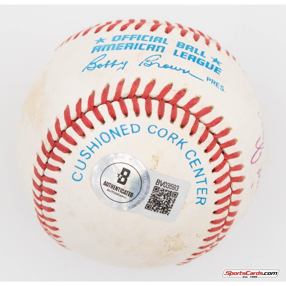 Al Kaline Single Signed Autographed Baseball BAS