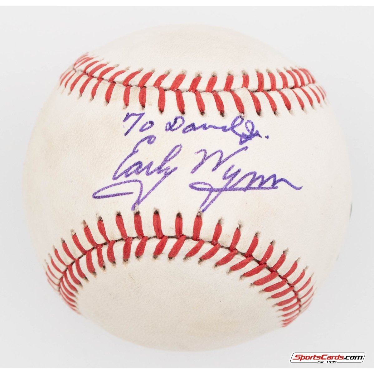 Early Wynn Single Signed Autographed Baseball BAS