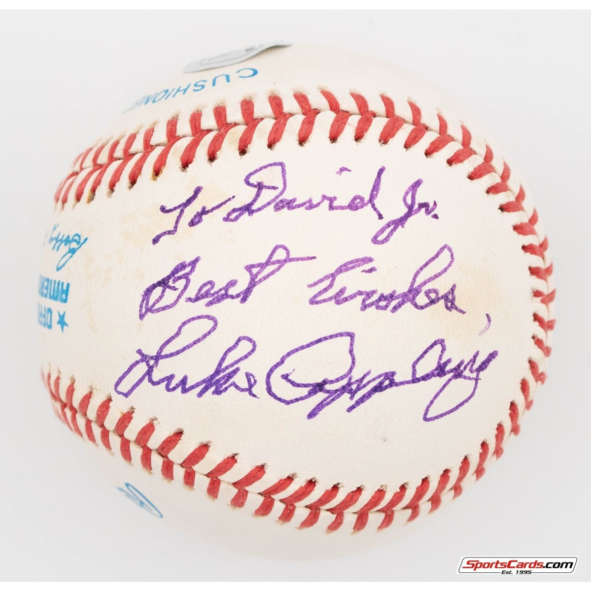 Luke Appling Single Signed Autographed Baseball BAS