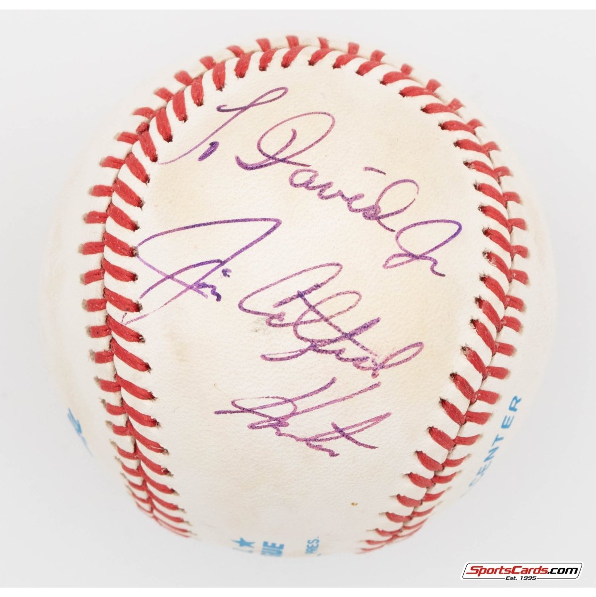Jim Catfish Hunter Single Signed Autographed Baseball BAS