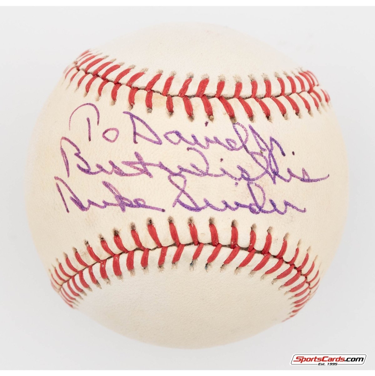 Duke Snider Single Signed Autographed Baseball BAS