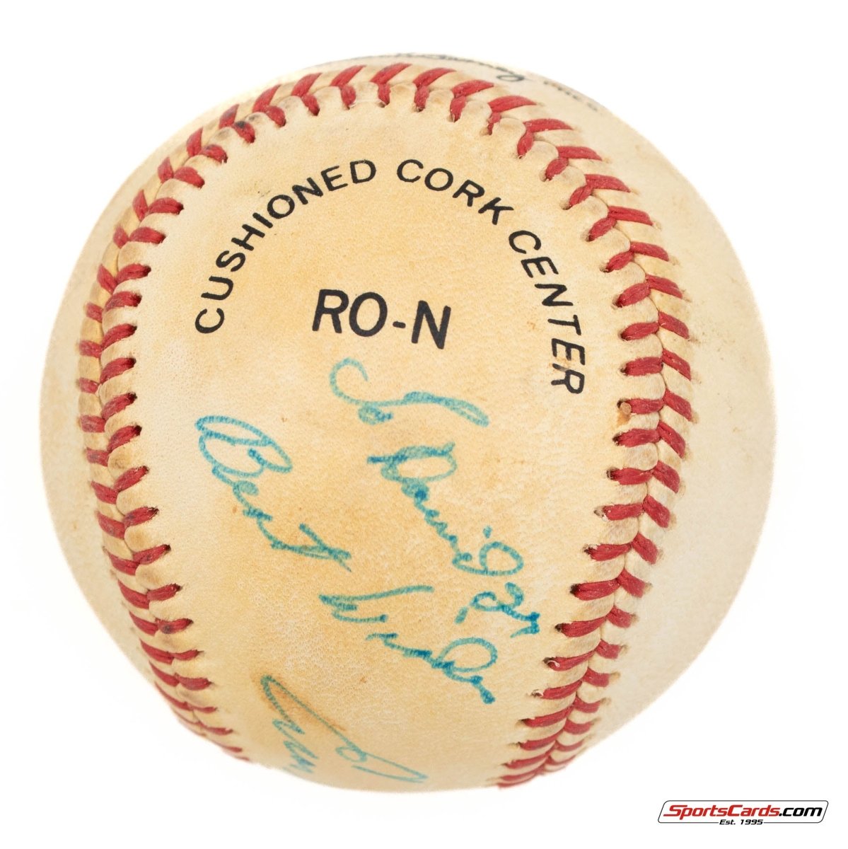 Enos Slaughter Single Signed Autographed Baseball BAS